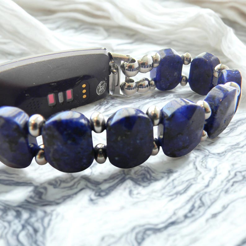 Lapis Lazuli Watch Smartwatch Band fit for FitBit Inspire 3 image 2