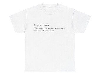 Sports Mum White T-Shirt