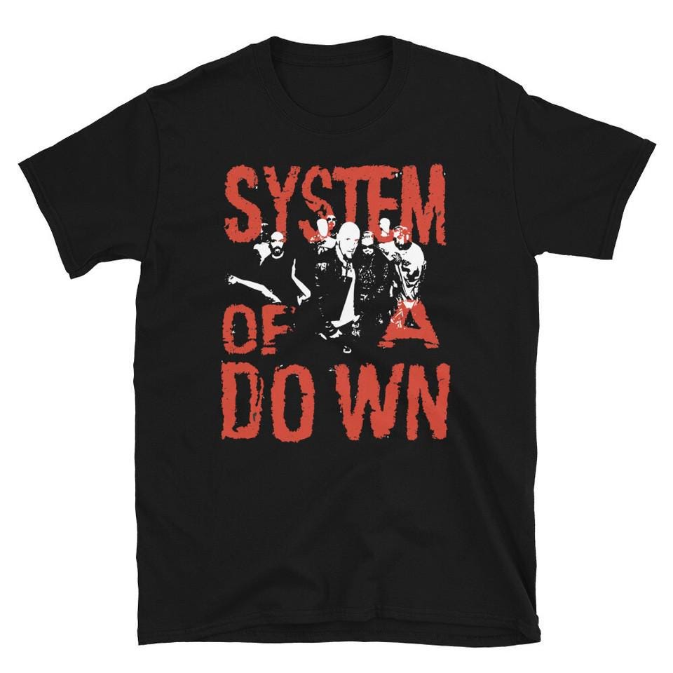 system of a down Tシャツ Lサイズ 90s 90s System of a Down Shirt - Etsy