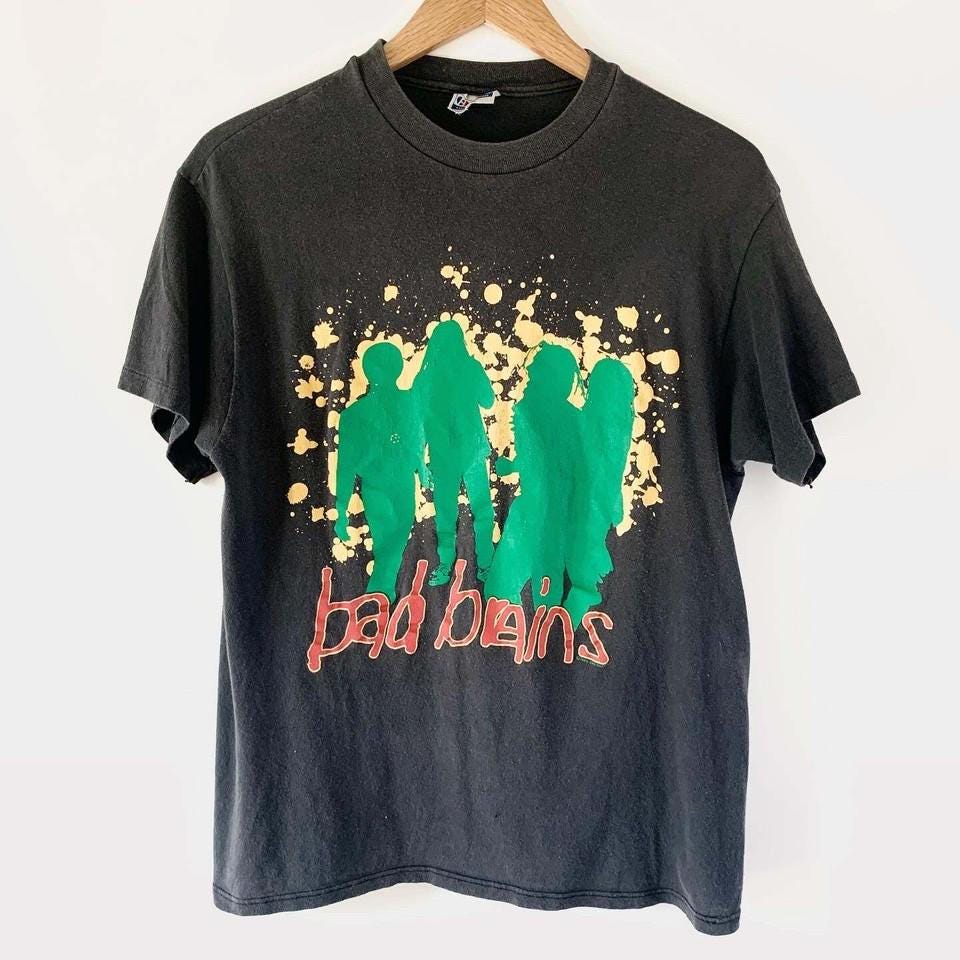 Rare 1989 Bad Brains Quickness Tour Band Size S to 3XL