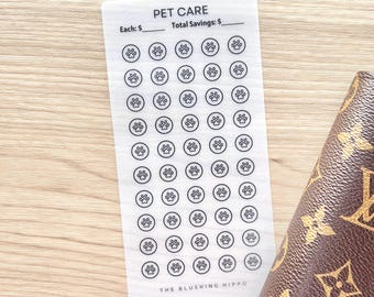 Pet Care Savings Tracker