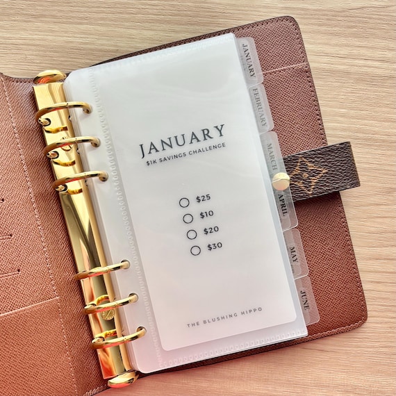 Monthly Savings Challenge Tracker Bundle | 1k Savings Challenge | 2.5k Savings Challenge | 5k Savings Challenge | 10k Savings Challenge