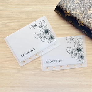 Floral A7 Matte Cash Envelopes