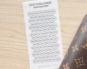 2026 2027 Challenge Savings Tracker