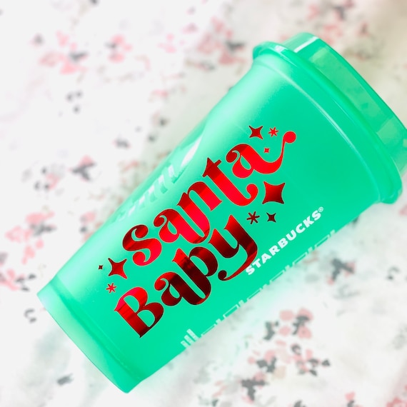 Santa Baby | Starbucks Hot Cup | Reusable Hot Cup | Starbucks Christmas Hot Cup | Personalized Starbucks Cup | Coffee Cup | To Go Cup Il_570xn