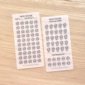 New Home Savings Trackers