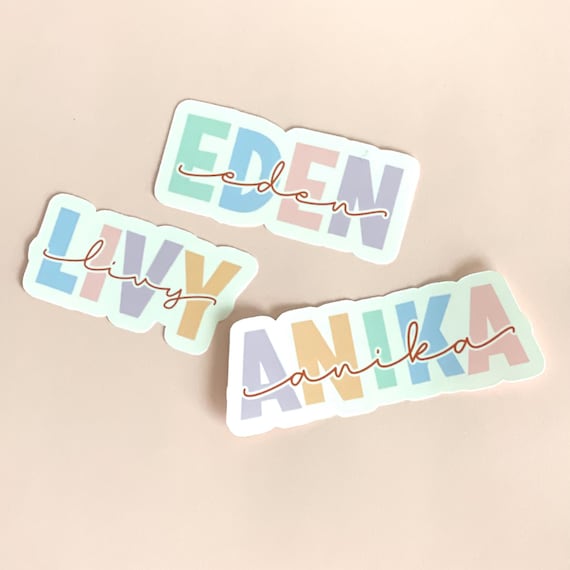 Custom Name Sticker | Back to School | Name Sticker | School Supplies Sticker | Teacher Sticker | Back to School Label | Teacher Label Il_570xn