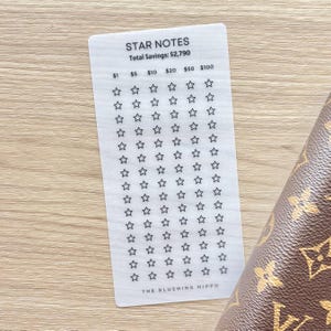 Star Notes Savings Trackers