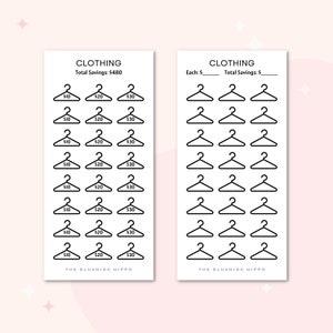 Clothing Savings | Shopping Savings Challenge | Self Care Savings Challenge | Clothes Savings | Wardrobe Savings | Outfit Savings