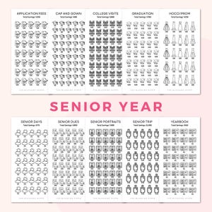 Senior Year Savings | High School Senior | Graduation Savings | Cap and Gown | College Visits | College Application Fees | Prom | Hoco