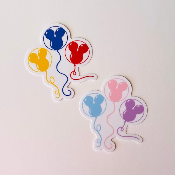 Disney | Disney Sticker | Disney Balloon | Disney Balloon Sticker | Balloon Sticker | Mickey | Mickey Head | Disney Trip | Balloon Sticker