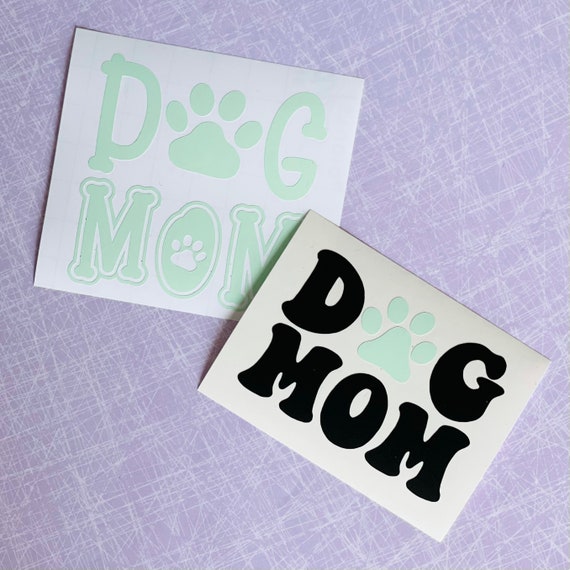 Dog Mom Decal | Dog Mom | Dog Mama | Custom Vinyl | Yeti Cup Decal | Water Bottle Decal | Hydroflask Decal | Car Decal | Holographic Opal Il_570xn