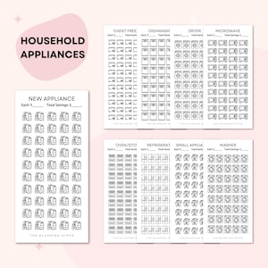 Household Appliances Savings Trackers