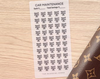 Car Maintenance Savings Tracker