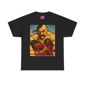Boxing Vintage Graphic Tee, Unisex Heavy Cotton Shirt, Motivational Workout Shirt, Gift for Fitness Lovers, Gym Apparel