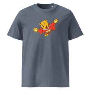 T-shirt superheld teddybeer – leuke cartoon superbeer T-shirt – uniseks grappig kindershirt – grappig cadeau voor alle leeftijden