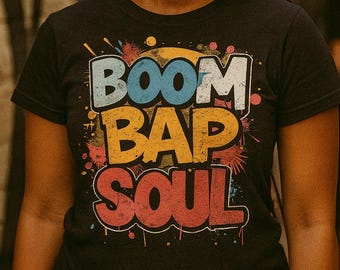 Boom Bap Soul Graphic Tee: Unisex Retro Streetwear