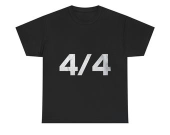 Camiseta estampada unisex de algodón grueso: estilo urbano, regalo para amantes de la música.