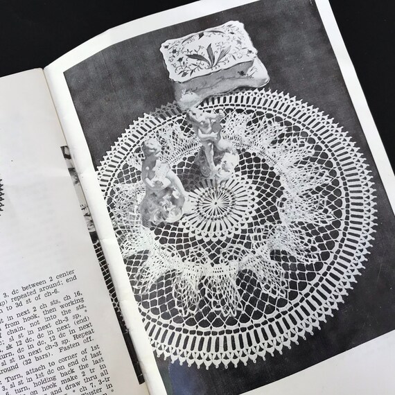 203 Crochet Patterns Popular Crochet Doilies Vintage Lily Design Book No