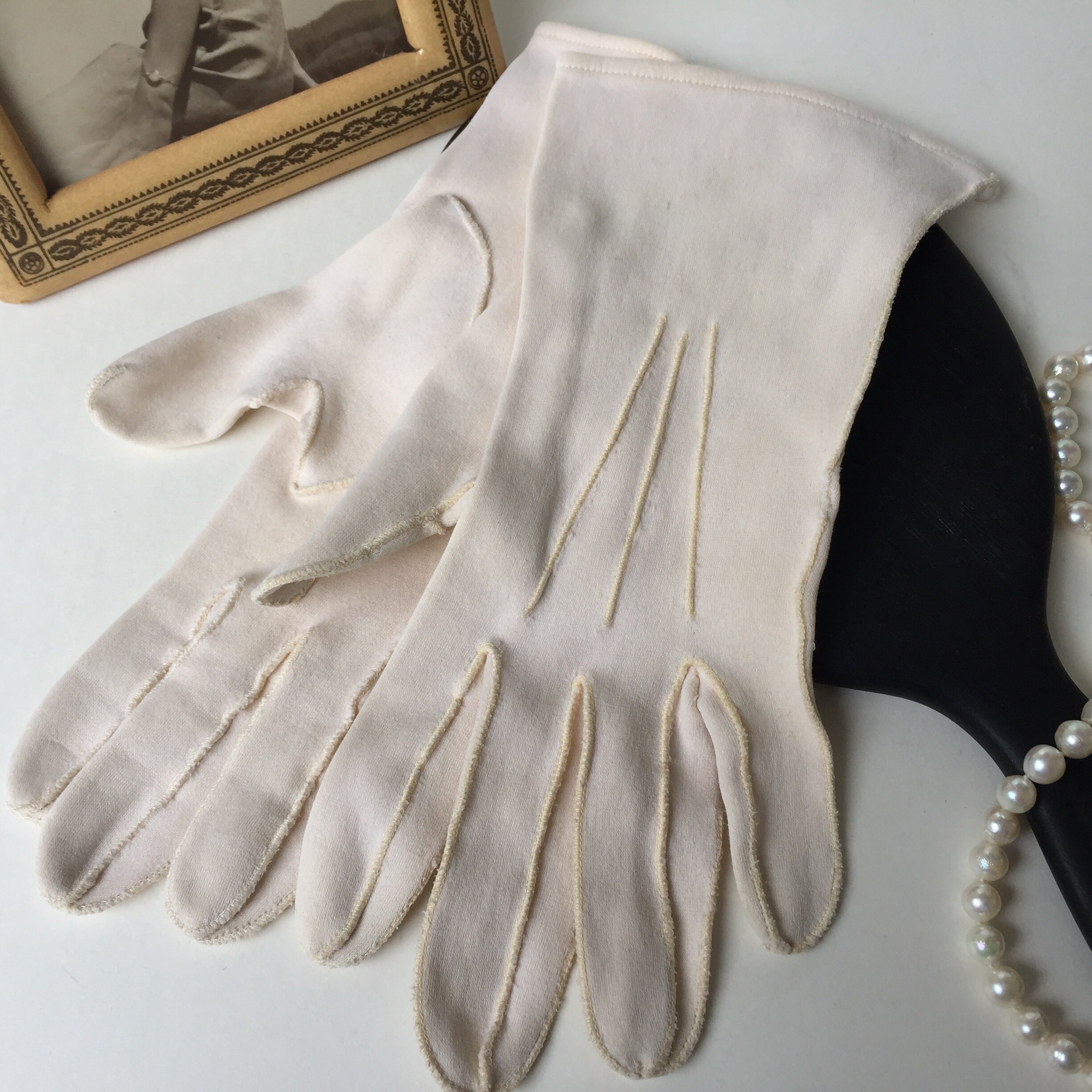 Vtg Dress Gloves Retro Church Gloves Madmen Sunday Best Etsy