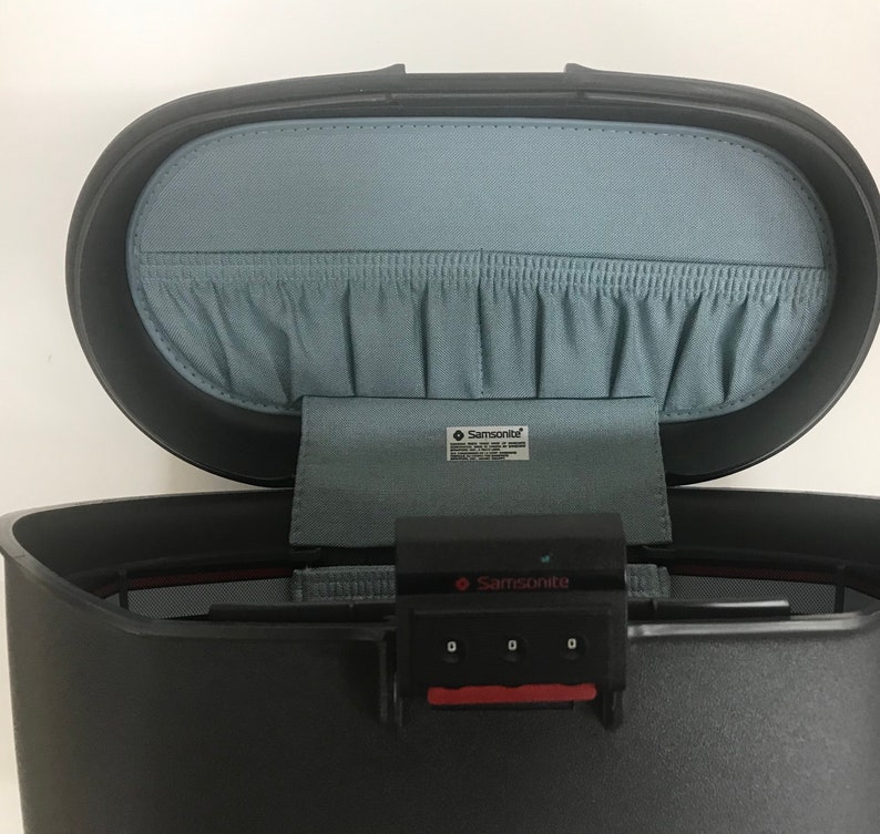 Carry on Suitcase, Samsonite Train Case Vintage 80s Storage Case Makeup Case