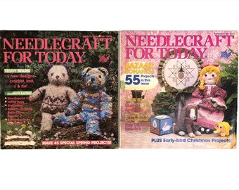 2 Vtg Needlecraft for Today Magazines, Mar/Apr 1984 & July/Aug 1984