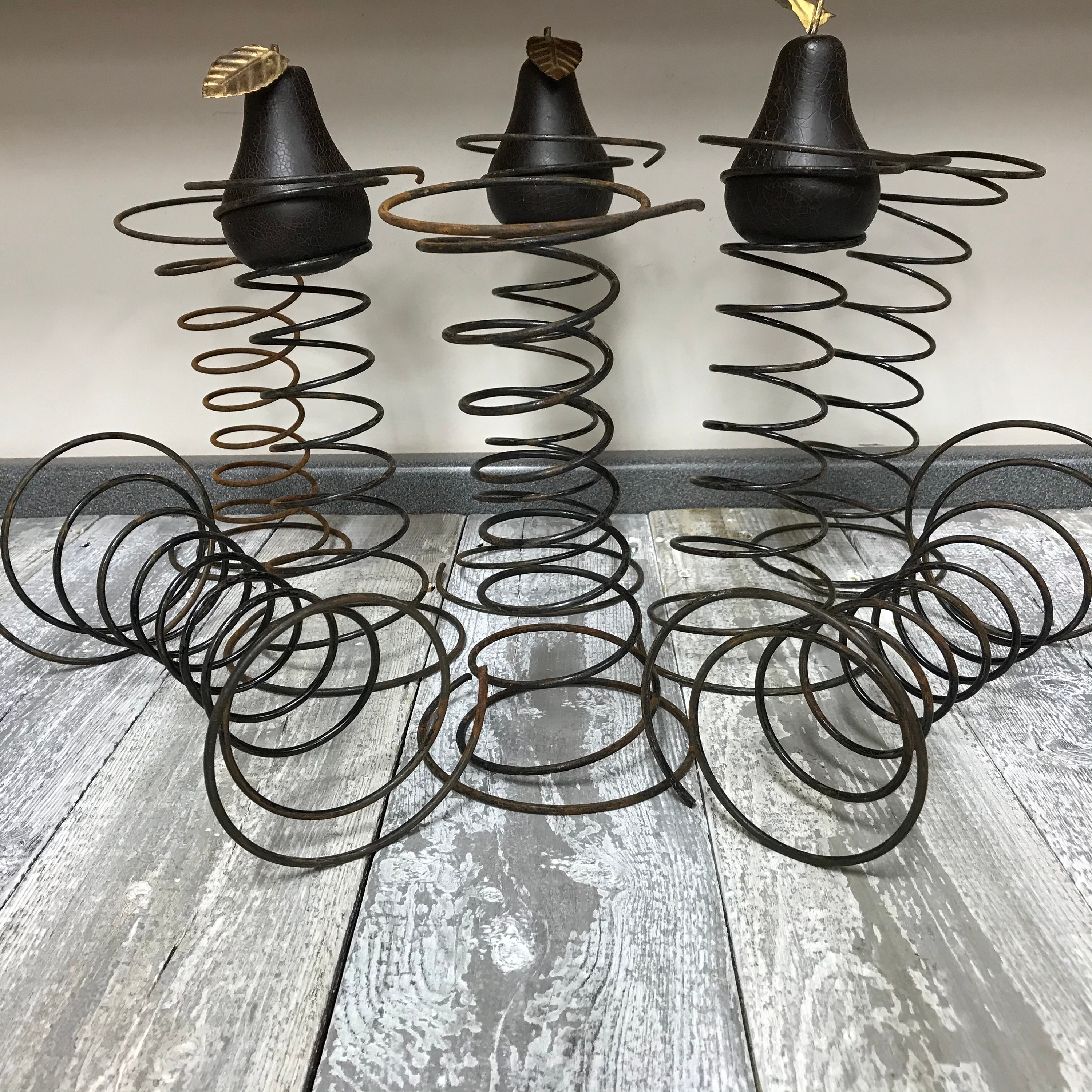 8 Vintage Metal Bed Springs Retro Coil Springs Steampunk Etsy
