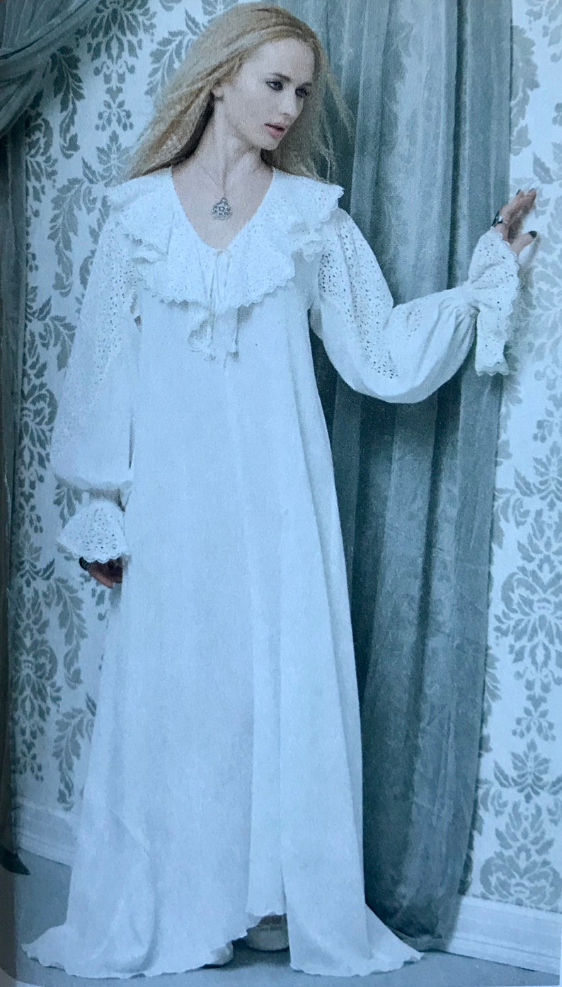 Simplicity 2163 Long Dress or Gown Victorian White Gown Gothic Cropped Flouncy Blouse Steampunk Shirt