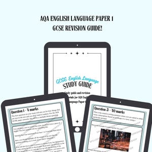 GCSE English Language Paper 1 Study Guide: AQA Exam Revision (PDF Download)