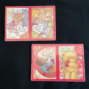 Cartes de Saint-Valentin vintage / 26 cartes de Saint-Valentin / Carte de professeur