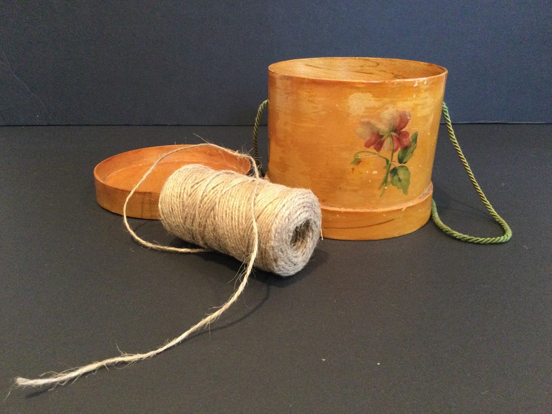 Vintage Birch Bark Twine Holder, String Holder. Yarn Holder Etsy