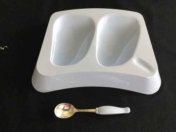 baby dish and spoon