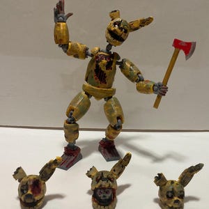 Fnaf-inspirerad 23 cm rörlig fjäderfälla