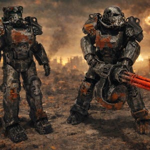 Fallout 4 - rusted T-60 power armor