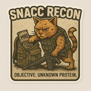 Snacc Recon: Ziel Unbekannter Protein Sticker