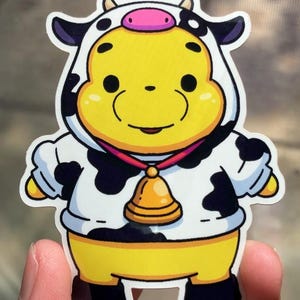 Pooh dice muuu / pegatina de vinilo