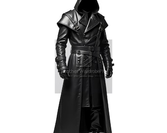Cappotto in pelle nera: elegante, audace e senza tempo