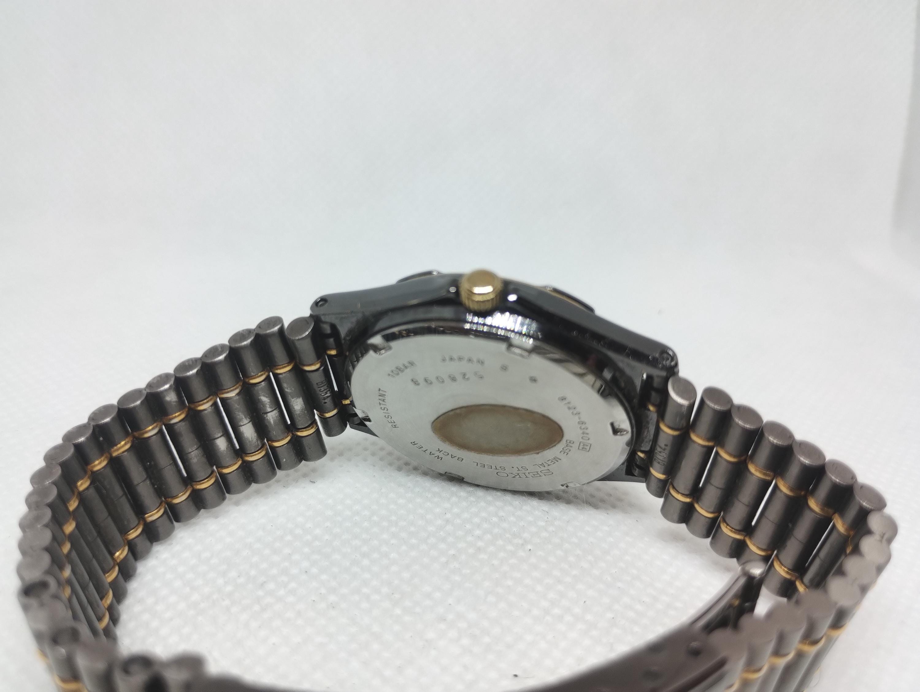 Vintage Men's Watch SEIKO SQ100 8123-6340 Made in Japan 90's. - Etsy
