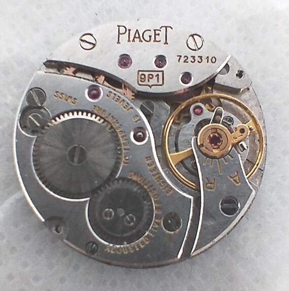High Grade Watch Movement Piaget Caliber 9P1 Swiss Made  60's. View 3