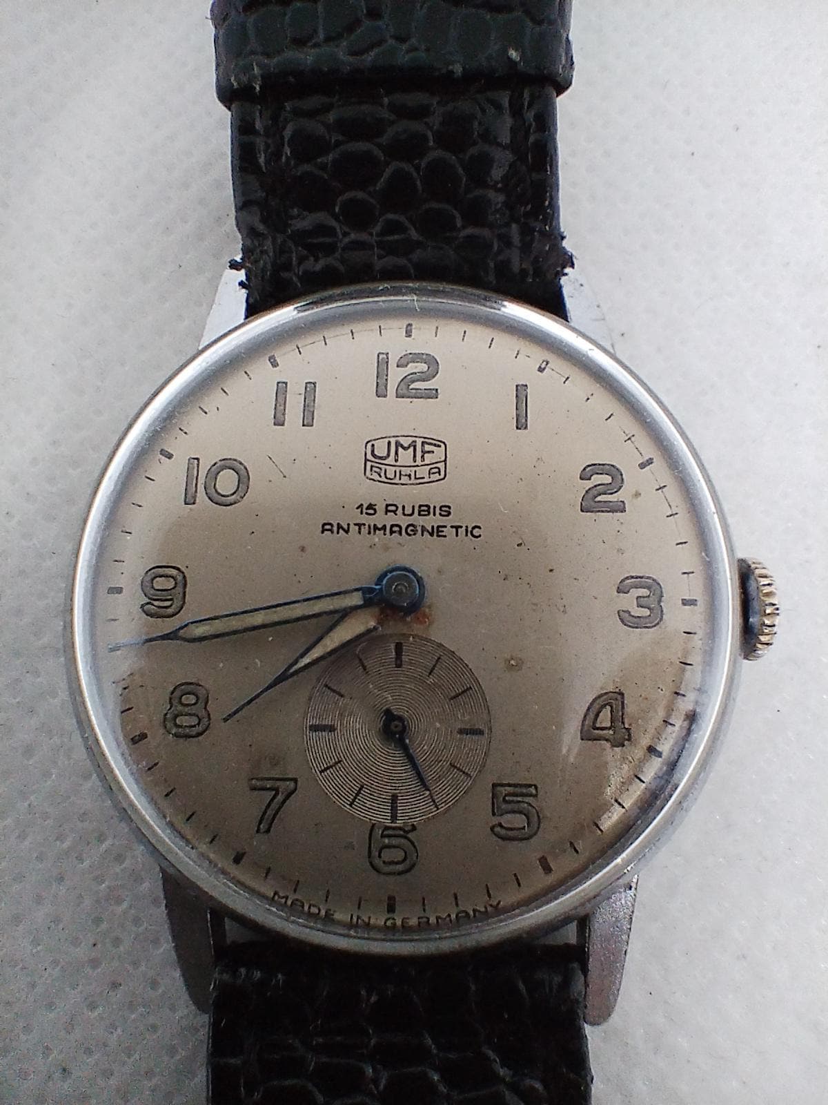 Vintage UMF Ruhla Men's Watch: 15 Rubis, Serviced - Etsy