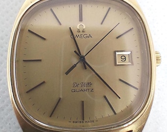 Vintage Men's Watch Omega De Ville Quartz Cal. 1342 Ref. 192.0034