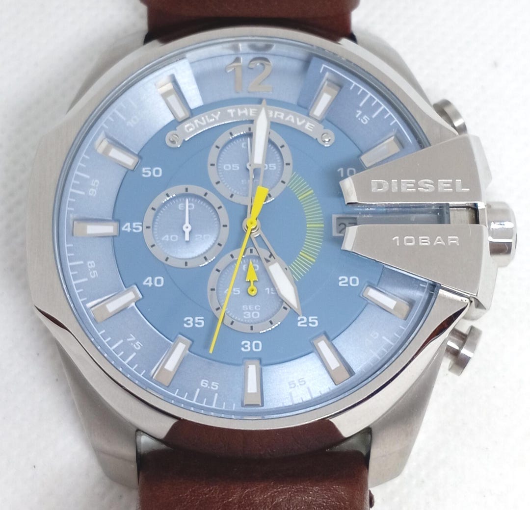 Men's Watch Diesel DZ4281 Mega Chief Chronograph - Etsy Norway