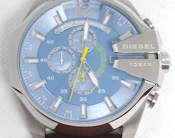 Men's Watch Diesel DZ4281 Mega Chief Chronograph - Etsy