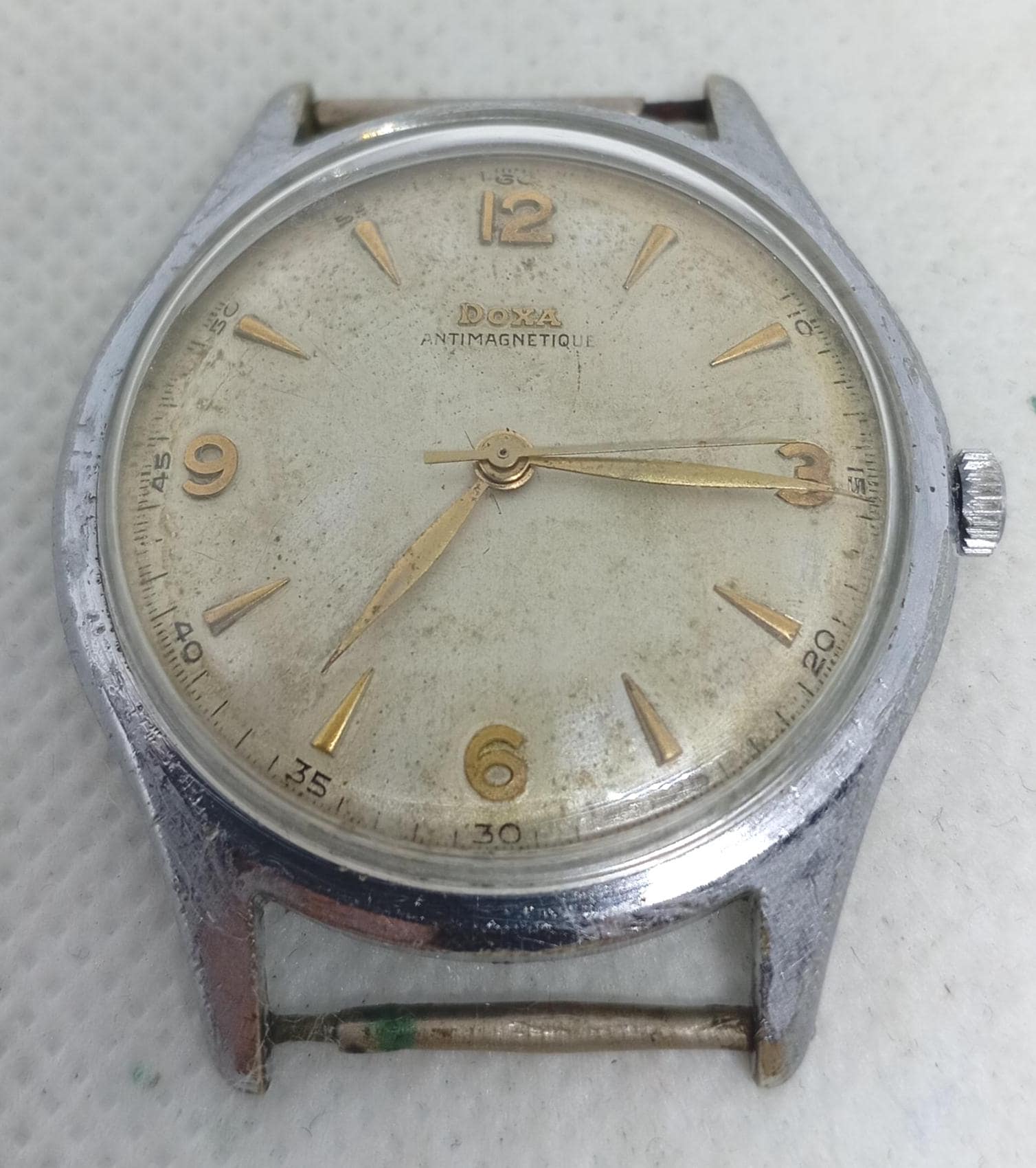 Vintage Men's Watch Doxa Anti - Magnetic Cal. 1147 Made in Swiss