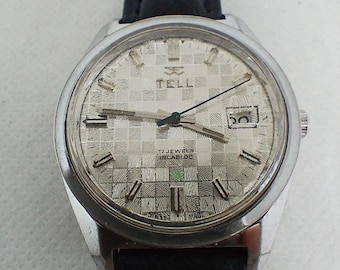 Vintage PENCRON 17 Jewels Automatic Day-Date Men\'s Wristwatch Stainless Steel Pencron Vintage Watch Seiko | Mercari main image 4