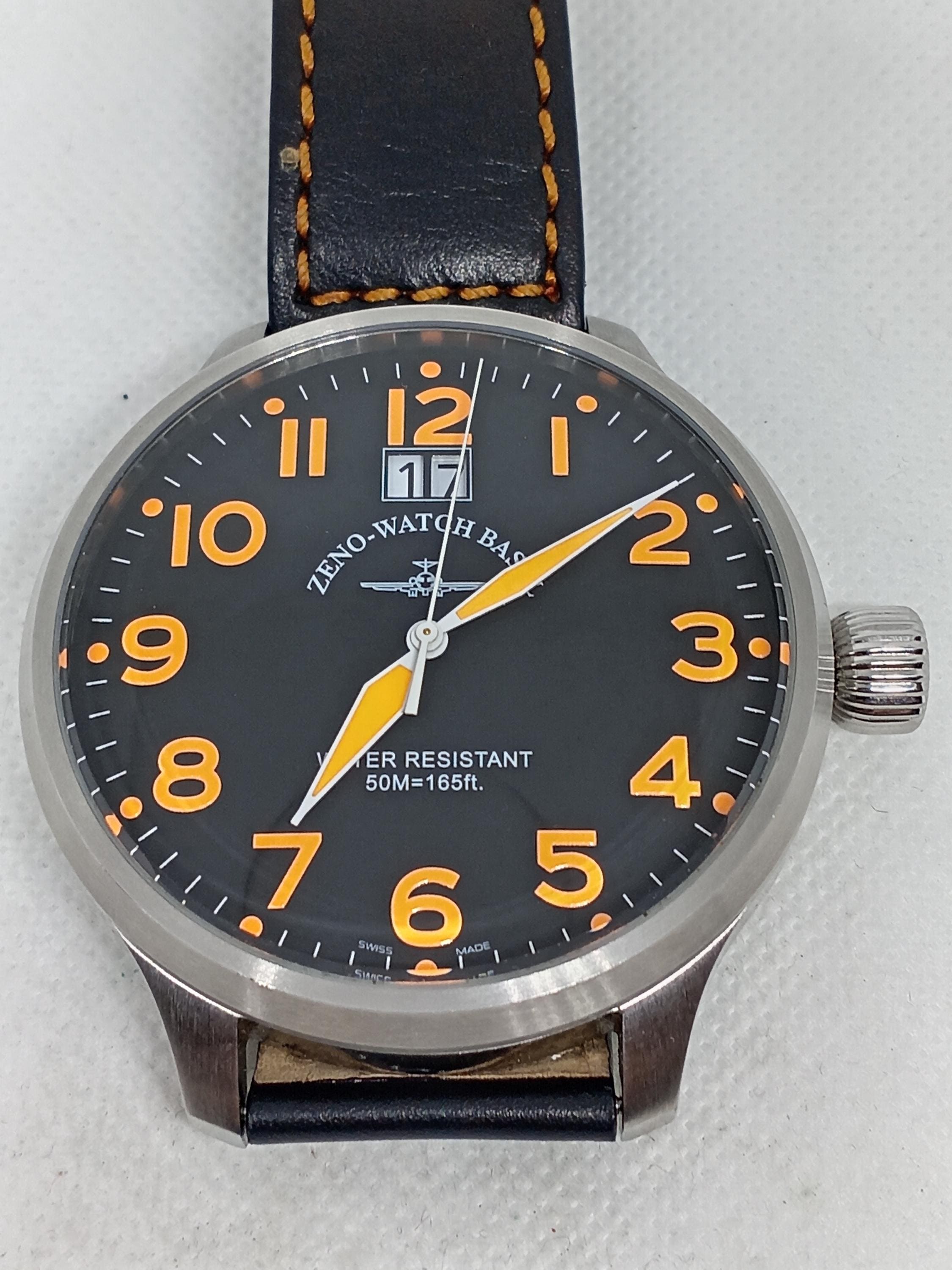 Large Zeno Watch Basel Flieger Watch Ref. 6221-7003 Swiss Made - Etsy