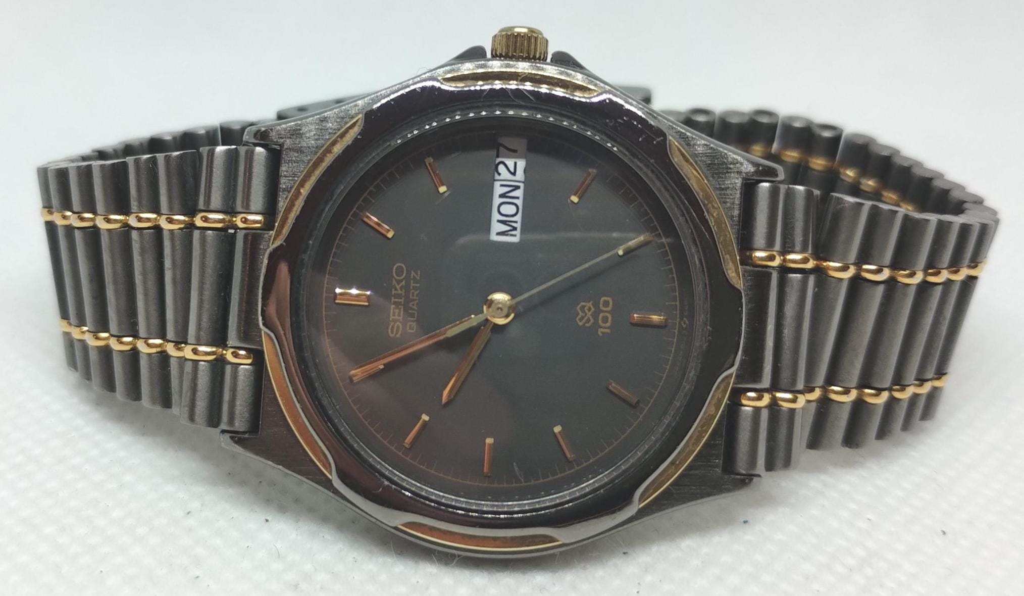 Vintage Men's Watch SEIKO SQ100 8123-6340 Made in Japan 90's. - Etsy