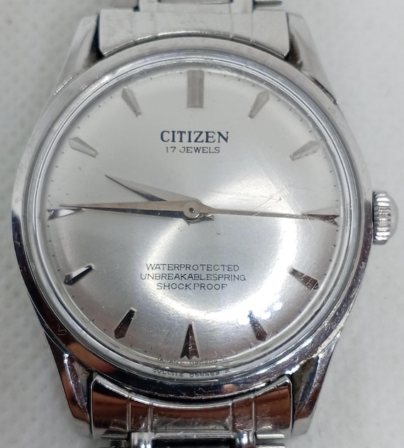 Vintage Watch Citizen 63-5537 17 Jewels Shockproof Japan 60/70s