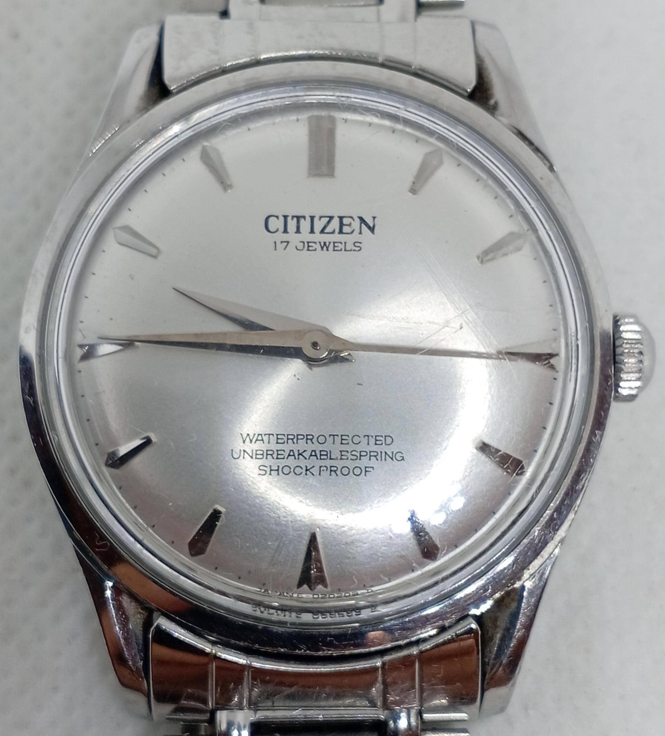 Vintage Watch Citizen 63-5537 17 Jewels Shockproof Japan 60/70s