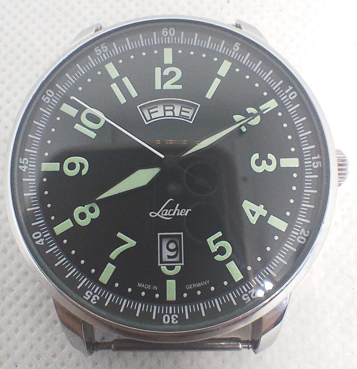 Men's Pilot Watch Lacher / LACO Quartz Made in Germany - Etsy